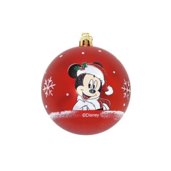 ARDITEX WD13422 Lot om 10 julgranskulor diameter 6cm från DISNEY-Mickey