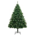 Miniatyrbillede 2 af 9: vidaXL kunstigt juletræ med juletræsfod 150 cm hængslet