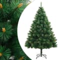 Miniatyrbillede 1 af 9: vidaXL kunstigt juletræ med juletræsfod 240 cm hængslet