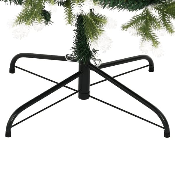 vidaXL Plastgran med snö gångjärn 180 cm