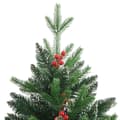Miniatyrbild 4 av 9: vidaXL Plastgran med röda bär gångjärn 150 cm