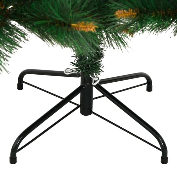vidaXL Tekojoulukuusi saranoilla ja jalustalla 120 cm