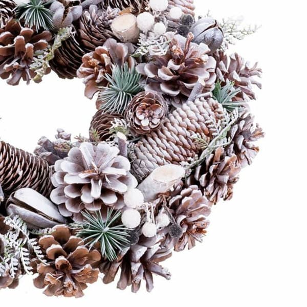 Adventkranse Flerfarget Plast Foam Ananas 35 x 35 x 9 cm
