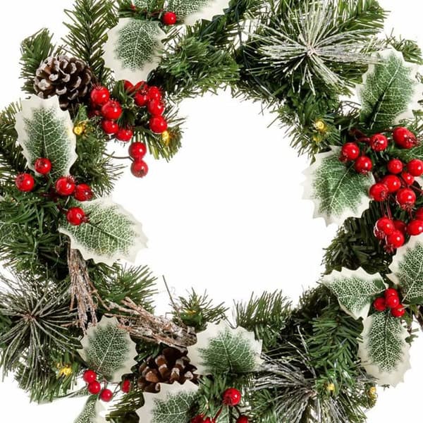 Adventkranse PVC Flerfarget 40 x 40 x 10 cm