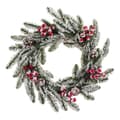 Miniatyrbilde 3 av 4: Adventkranse Hvit Rød Grønn Naturell Plast Ananas 35 x 35 cm