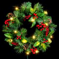 Miniatyrbilde 2 av 5: Adventkranse PVC Flerfarget Metall 40 x 40 x 10 cm