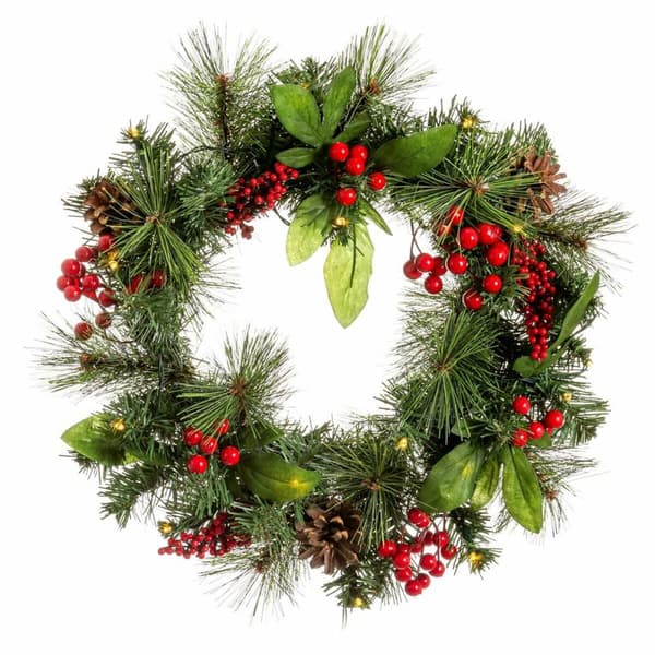 Adventkranse PVC Flerfarget Metall 40 x 40 x 10 cm