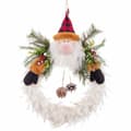 Miniatyrbilde 2 av 5: Adventkranse Julenissen Flerfarget Fjær Plast 40 x 35 x 8 cm