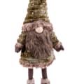 Miniatyrbilde 3 av 4: Julekule Brun Grønn Metall Tøy 33 x 24 x 94 cm