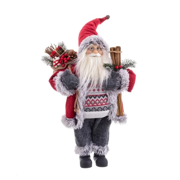 Julekule Flerfarget Tre Plast Polyresin Tøy 45 cm
