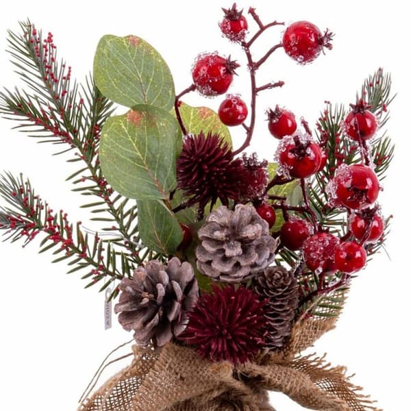 Julekule Flerfarget Plast Foam Ark Ananas 30 cm