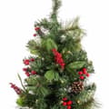 Miniatyrbilde 3 av 3: Juletre Flerfarget PVC Metall 30 x 30 x 60 cm