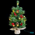Miniatyrbilde 2 av 3: Juletre Flerfarget PVC Metall 30 x 30 x 60 cm