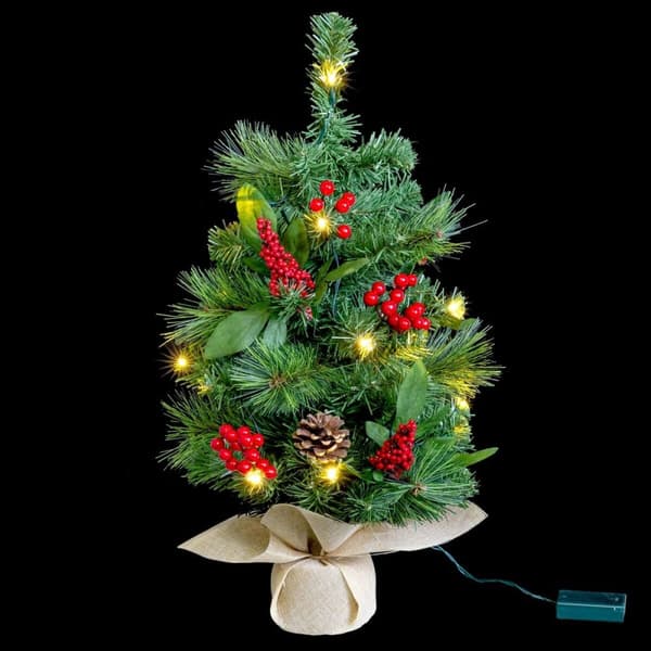 Juletre Flerfarget PVC Metall 30 x 30 x 60 cm