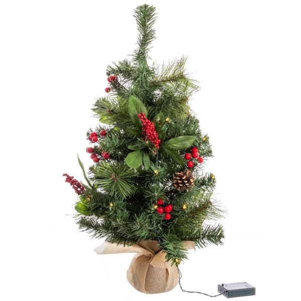 Juletre Flerfarget PVC Metall 30 x 30 x 60 cm