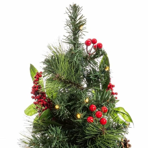 Juletre Flerfarget PVC Metall 20 x 20 x 40 cm