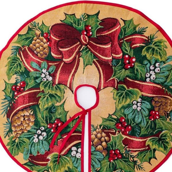 Juletreskjørt Polyester 130 x 130 cm