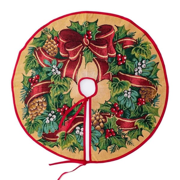 Juletreskjørt Polyester 130 x 130 cm