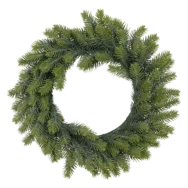 Adventkranse Grønn PVC 41 x 41 cm