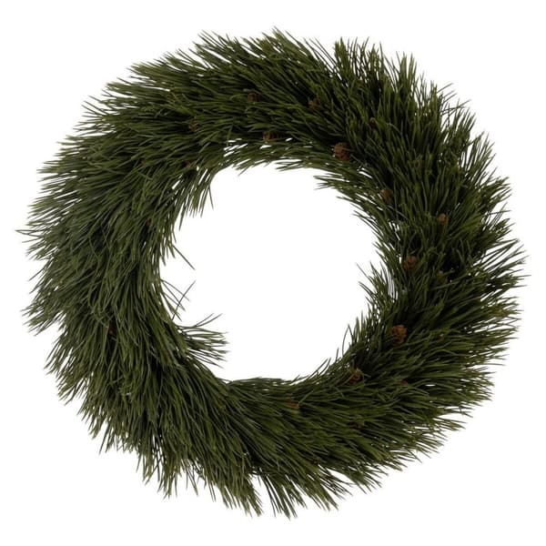 Adventkranse Grønn PVC 42 x 42 cm