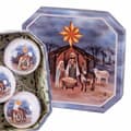 Miniatyrbilde 3 av 3: Julekuler Flerfarget Papir Polyfoam Fødselskirke/Betlehem 7,5 x 7,5 x 7,5 cm (5 enheter)