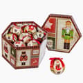 Miniatyrbilde 1 av 2: Julekuler Flerfarget Papir Polyfoam Nøtteknekker 7,5 x 7,5 x 7,5 cm (14 enheter)