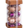 Miniatyrbilde 2 av 2: Julekuler Flerfarget PVC 5 x 5 x 5 cm (20 enheter)