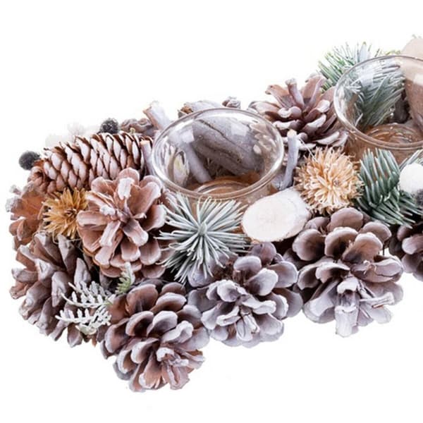 Julelysholder Flerfarget Plast Foam Ananas 36 x 14 x 8 cm