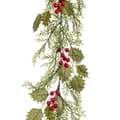 Miniatyrbilde 1 av 6: Julegirlander Rød Grønn Plast 130 cm