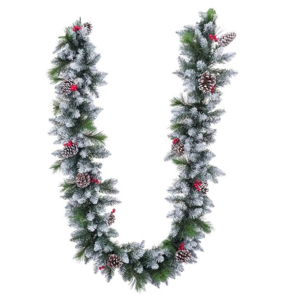 Julegirlander Grønn Flerfarget Polyetylen Plast Ananas 270 cm