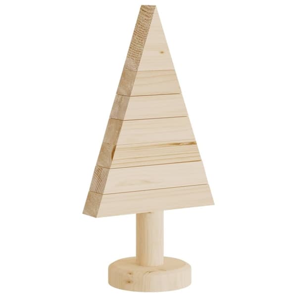 vidaXL Juletre av tre til pynt 2 stk 30 cm heltre furu