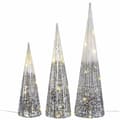 Miniatyrbilde 1 av 3: Julekule Sølv Metall 16 x 16 x 60 cm (3 enheter)
