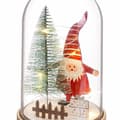 Miniatyrbilde 3 av 3: Julekule Flerfarget Tre Krystall 11 x 11 x 18 cm