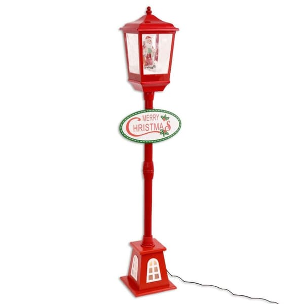 Julekule Rød Flerfarget Tre Harpiks Jul 135 cm