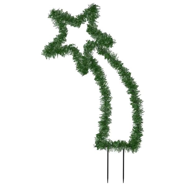 vidaXL Julelysdekorasjon med pigger meteor 115 LEDs 89 cm