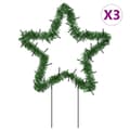 Pikkukuva 2 / 11: vidaXL Jouluvalokoriste maapiikeillä 3 kpl 50 LED-valoa 29 cm