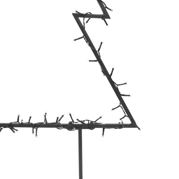 vidaXL Julträd med spett 115 LEDs 90 cm