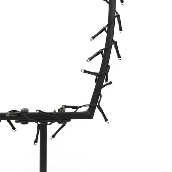 vidaXL stjerneskud med jordspyd 115 LED'er 89 cm