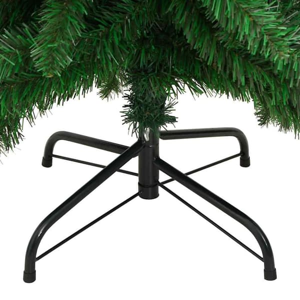vidaXL kunstigt juletræ med 130 LED'er 210 cm