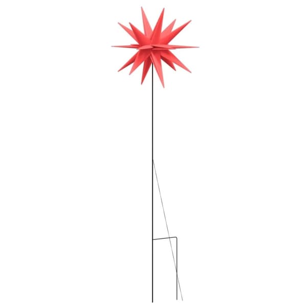 vidaXL Jouluvalo maapiikillä 3 kpl LED-valoilla taitettava pun. 57 cm