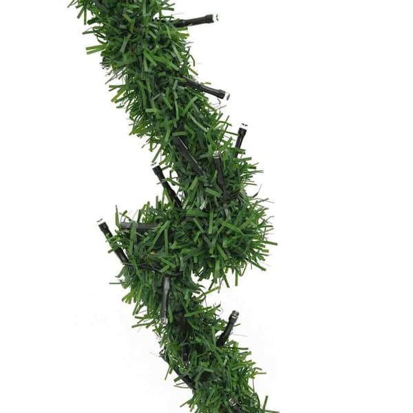 vidaXL Joulukuusi valokoriste maapiikeillä 115 LED-valoa 90 cm