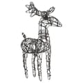 Miniatyrbillede 5 af 8: vidaXL juledekoration 4 stk. rensdyr rattan 160 LED'er varm hvid