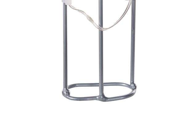 Utendørs LED-dekorasjon Sølv Metall 70 x 20 x 117 cm Hjort Julepynt Julebelysning Hage