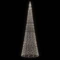 Miniatyrbild 3 av 11: vidaXL LED julgran på flaggstång 1534 LEDs kallvit 500 cm