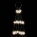 Miniatyrbild 6 av 11: vidaXL LED julgran på flaggstång 1534 LEDs kallvit 500 cm