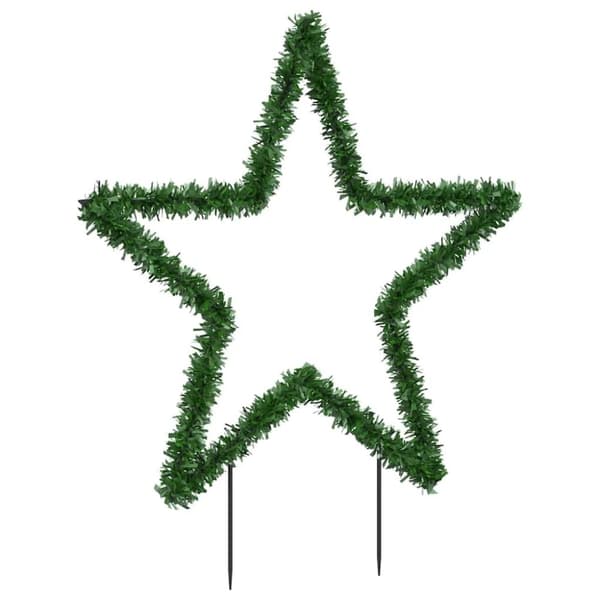 vidaXL Julstjärna med spett 115 LEDs 85 cm