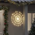 Miniatyrbillede 1 af 10: vidaXL lysende starburst-dekoration 8 stk. 140 LED'er 17 cm varm hvid