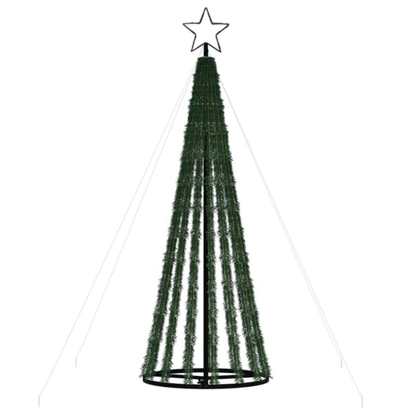 vidaXL LED joulukuusi 275 lämpimän valkoista LED-valoa 180 cm