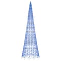 Miniatyrbillede 4 af 11: vidaXL julelys til flagstang 1534 LED'er 500 cm blåt lys