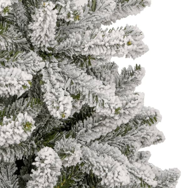 vidaXL Plastgran med snö gångjärn 270 cm